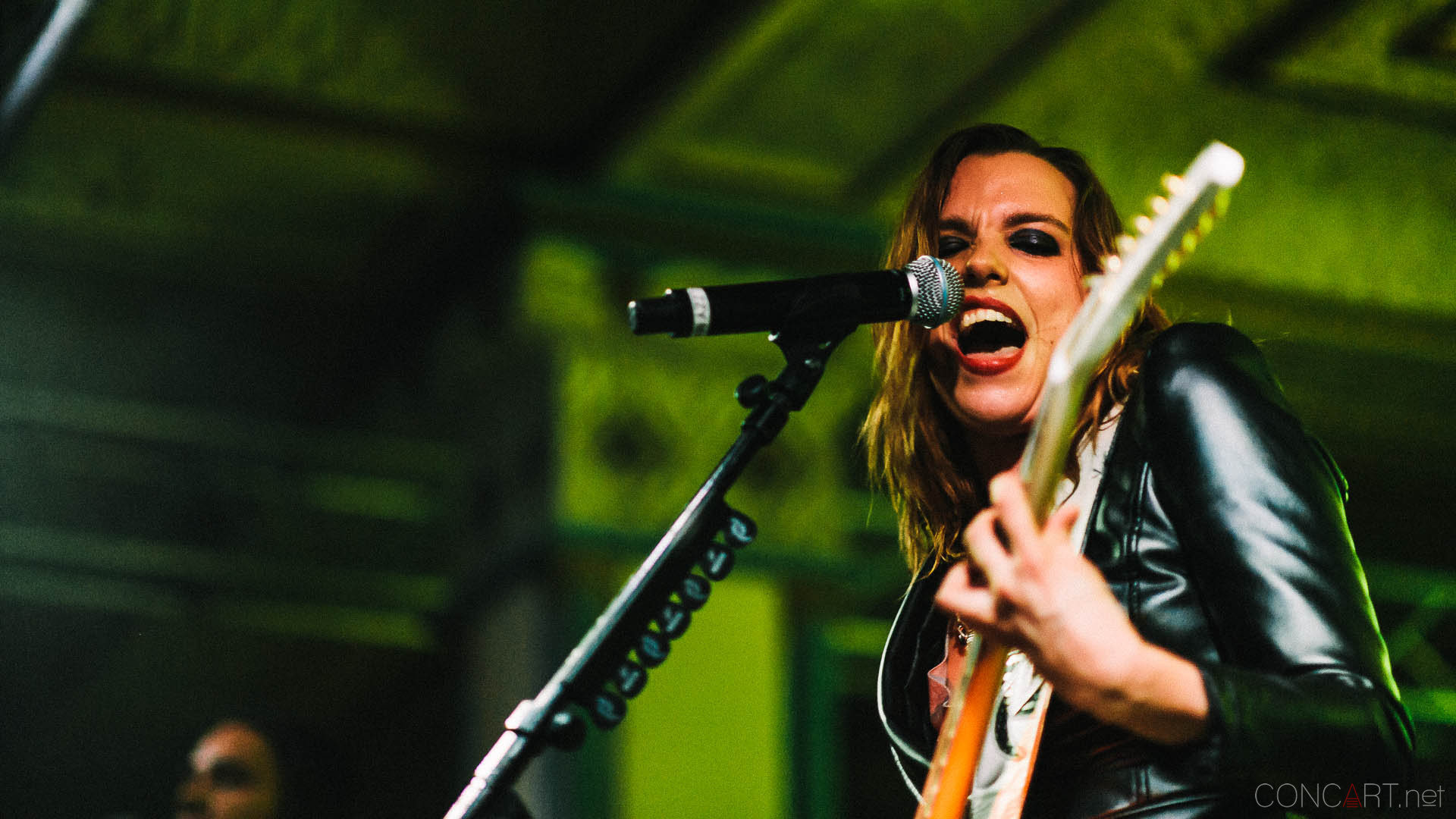 Halestorm performing on tour